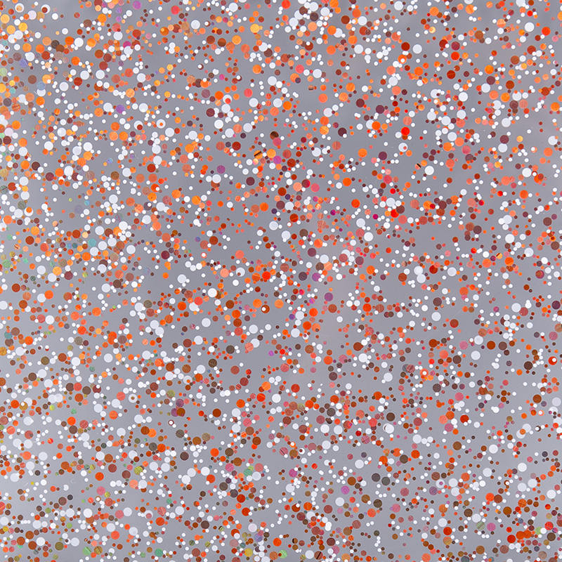 Mønstret glitter farverig akrylplade